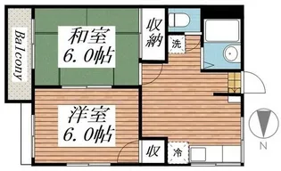 シャトルイズミ【2階】の間取り