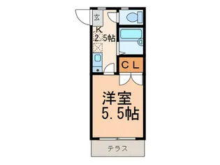 レジデンス鳥海【1階】の間取り