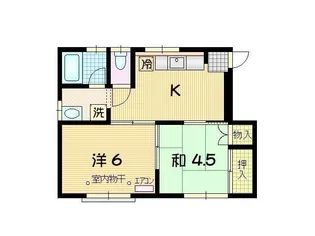 コーポ中村【2階】の間取り