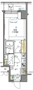 SHOKEN Residence早稲田【6階】の間取り