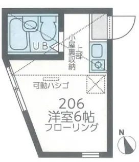 ユナイト・安針・ブランピア【2階】の間取り
