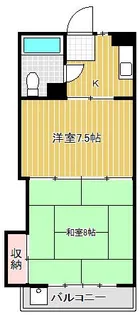 マンション美和【2階】の間取り