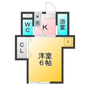 コーポオオキ【2階】の間取り