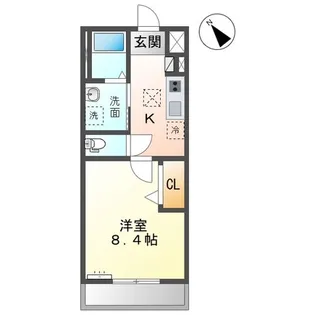 タスカータソルテIII【1階】の間取り