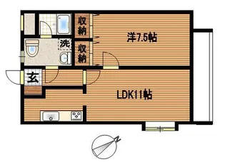 サンフォレスト【4階】の間取り