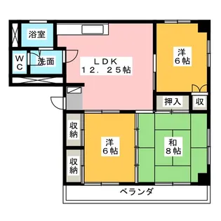 田崎コーポ【4階】の間取り