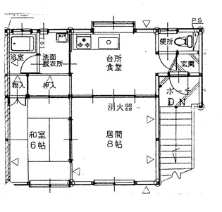 ハイムサンセット【2階】の間取り