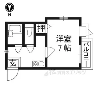 ポルト・ボヌール【1階】の間取り