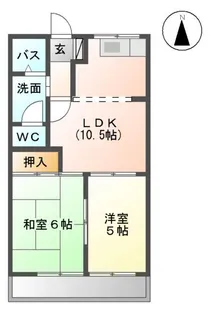 エスポワール柳森【3階】の間取り