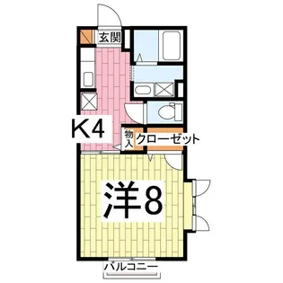 グランブルー【2階】の間取り