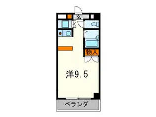 マンション トリン【1階】の間取り