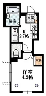 マハナイム中井【2階】の間取り