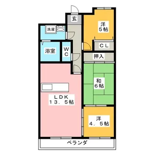 NOBLE【5階】の間取り