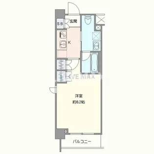 AXAS鵜の木アジールコート【5階】の間取り