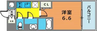 エスリード神戸ラ・コスタ【3階】の間取り
