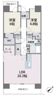 アビターレ駅南【9階】の間取り