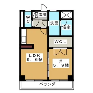メゾン天白【4階】の間取り
