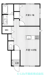 カメリア須屋【1階】の間取り
