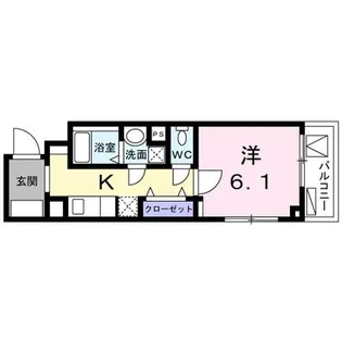 ヴィチーノ アル ポンテ品川【3階】の間取り