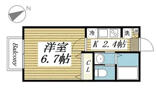 セカンドダウン【2階】の間取り