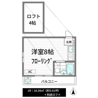 パルハイツ石神井公園【2階】の間取り