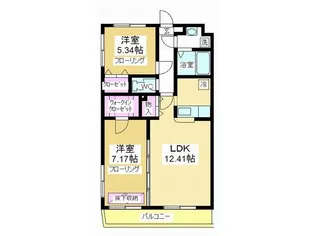 サン・ミケーレ【6階】の間取り
