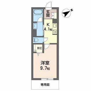クオリスタ岡崎【2階】の間取り
