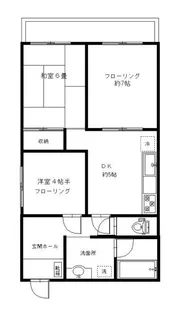 マートルコート目黒不動【5階】の間取り