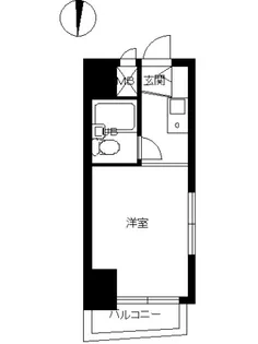 スカイコート下高井戸【7階】の間取り