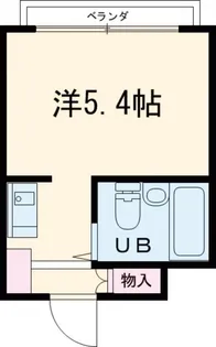 用賀山浦ビル【4階】の間取り