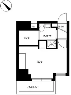 スカイコート三田慶大前壱番館【8階】の間取り