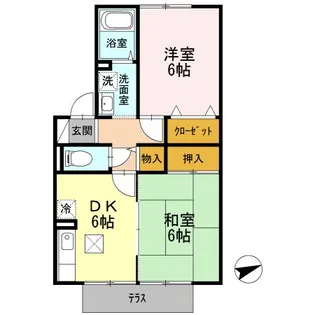 ファミリーコーポ【1階】の間取り