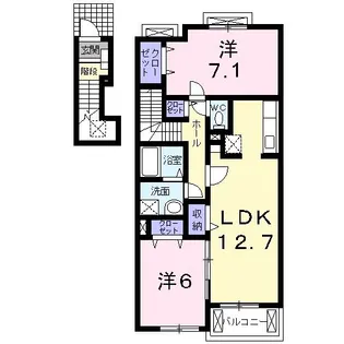 ネオ・パラッツォ【2階】の間取り