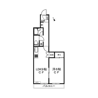Casa富士見ヶ丘【2階】の間取り