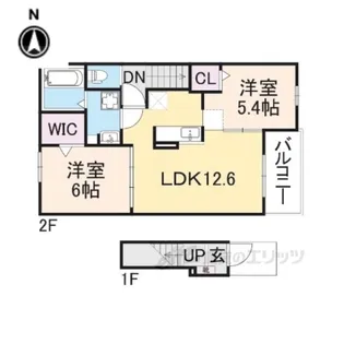 プレッソ橿原1【2階】の間取り