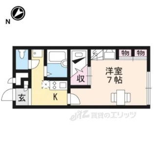 レオパレスアクア【1階】の間取り