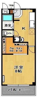 郡中日ノ出アーバン【4階】の間取り