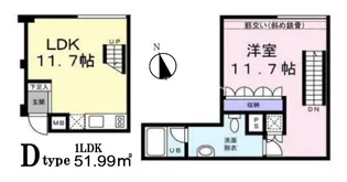アリス・マナーガーデン銀座ウォーク【5階】の間取り