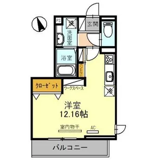 SaisonnierII【2階】の間取り