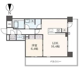 HILL CREST OYAMA【7階】の間取り