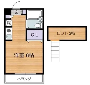 サントーク小金井【2階】の間取り