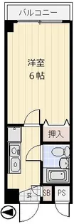 メゾンセシモ【2階】の間取り