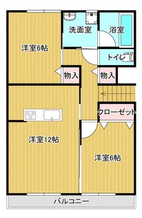 メゾンひまわり【2階】の間取り