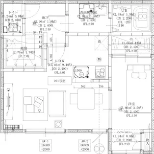 リヴェール岩沼【2階】の間取り
