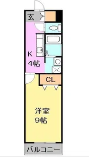 I s Villa Annex【1階】の間取り