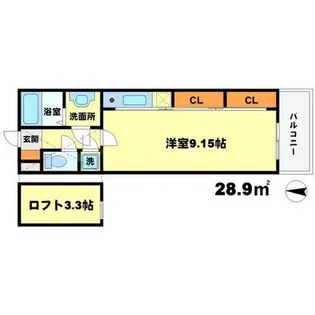フォレステージュ江坂垂水町【8階】の間取り