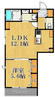 maison Ikebata【3階】の間取り