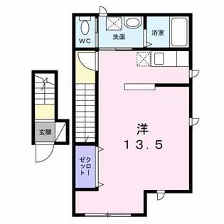 ナリッシュ【2階】の間取り