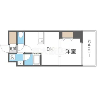 ヴィーナス今里【6階】の間取り