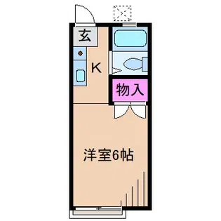 近藤ハイツ【1階】の間取り